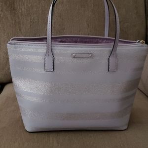 Kate Spade Haven Lane Hani Tote w/Glitter Stripe